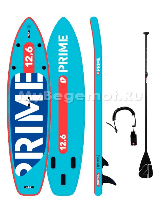Сап борд для проката PRIME TRAVEL 12'6*34"*6" BLUE