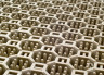 Модульное грязезащитное ПВХ покрытие OPTIMA DUOS 250x250x9мм, фиолетовое.