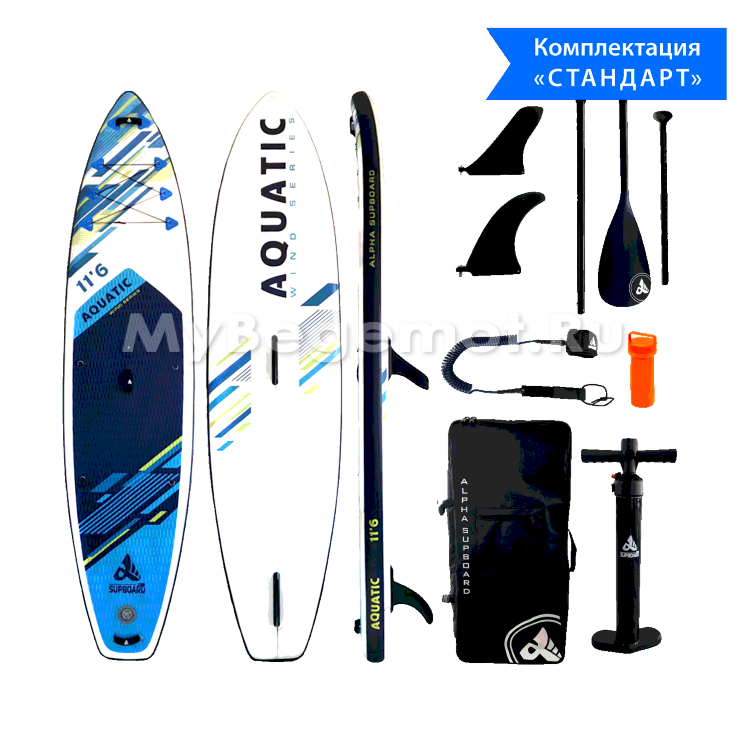 САП БОРД ДЛЯ ПЛАВАНИЯ ПОД ПАРУСОМ WIND SERIES 11`6 AQUATIC MAX STANDART