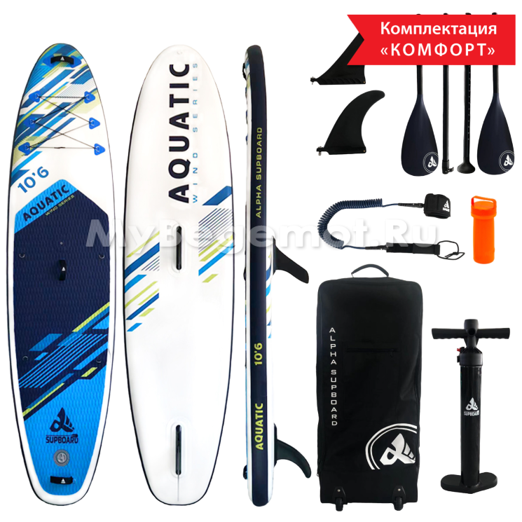 САП БОРД ДЛЯ ПЛАВАНИЯ ПОД ПАРУСОМ WIND SERIES 10`6 AQUATIC ALLROUND COMFORT