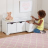 Скамья с выдвижными ящиками KidKraft, белая