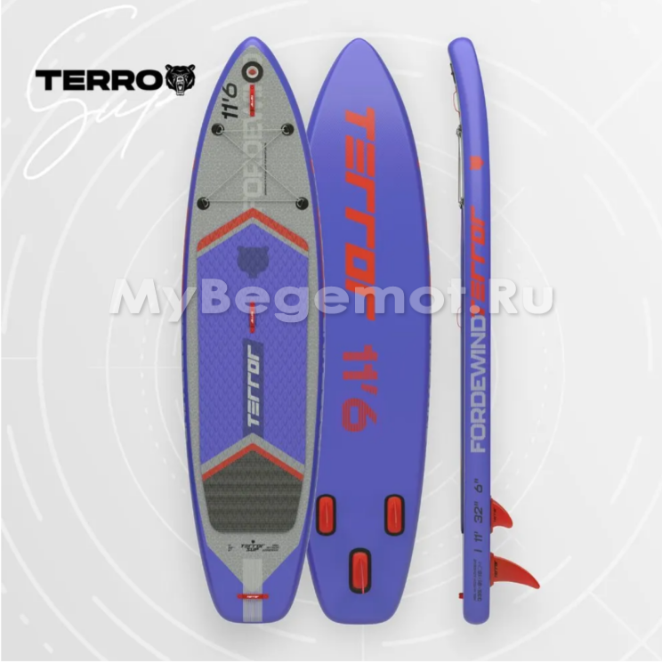 Надувная доска TERRO FORDEWIND 11’6 SUPBOARD / ATLANTIC BLUE