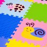 Набор мягких плиток коврик-пазл Funkids™ "Насекомые"
