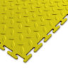 Модульное напольное ПВХ покрытие M-TILE HARD STEEL, RAL 1016, Желтый.