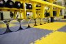Модульное напольное ПВХ покрытие M-TILE HARD STEEL, RAL 1016, Желтый.