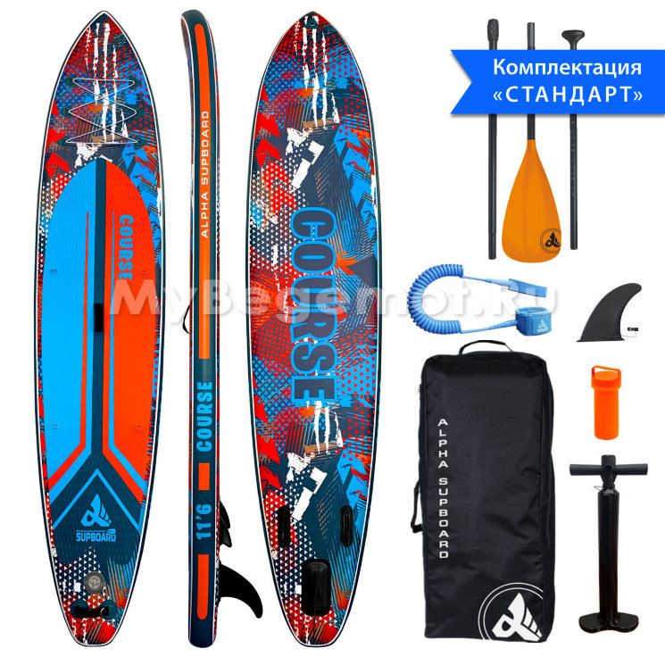 ДОСКА ДЛЯ SUP-СЕРФИНГА 353x76x15 COURSE 11`6 SPORT TRAVEL SERIES