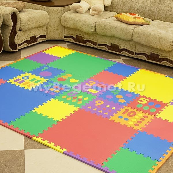 Развивающие коврики-пазлы, набор Funkids™ "Цифры-3"