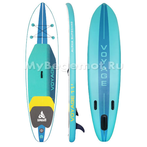 ДОСКА ДЛЯ SUP-СЕРФИНГА 335x81x15  VOYAGE COMFORT 11` TRAVEL SERIES