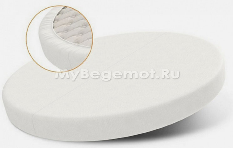 Наматрасник Valle Cotton Plus натяжной универсальный круг 75х75 (махра)