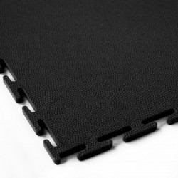 Модульное напольное ПВХ покрытие SENSOR BIT 7 мм, RAL 9005, черный.