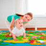 Коврик для ползания FunKids™ Big-10 «Страна Динозавров», односторонний