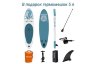 Двухслойная САП (SUP) доска Bradex Aqua 323х81х15 см, прогулочная