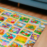 Коврик для ползания FunKids™ Big-12 «Мир Сказок / Азбука», двусторонний