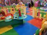 Мягкий пол, коврики-пазлы 100х100x1 см, желтый
