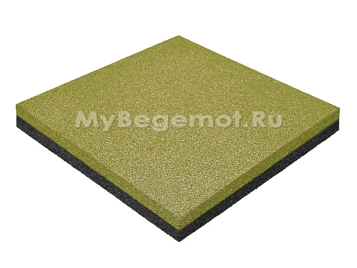 Резиновая плитка M-KORT STANDART, 500x500х20 мм, песочная