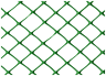 Заборная пластиковая решётка 40*40 мм, 1.5*20 м