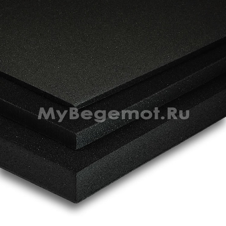 ЭВА листовой 15 мм, 55PS, лист 2150х1150 мм, черный